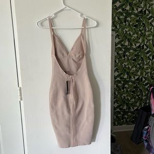 Nude Sexy bodycon dress